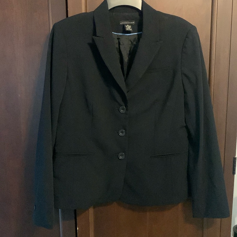 Black suit jacket